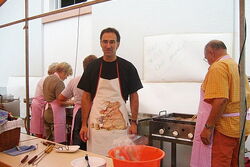 Hier grillt der Chef persönlich!