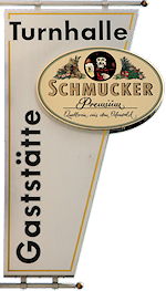 Foto: Leuchtschild 'Gaststätte Turnhalle'